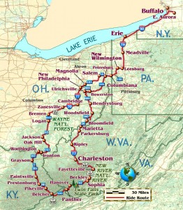 web-appalachianride MAP BY BILL TIPTON/COMPARTMAPS.COM