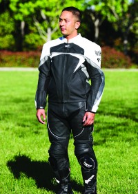 MotoGP Corkscrew Jacket and Apex Leather Pants