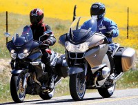 2008 Moto Guzzi Norge 1200 and 2008 BMW R1200RT