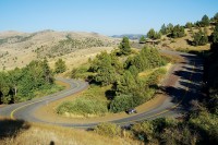 Oregon twists and turns east of Antelope