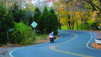 A glimpse of fall colors along Route 32, aka the River Road.