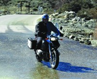 There are four potential water crossings on Lockwood Valley Road, which are generally only impassable during the rainy season.