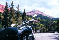 On the road to Ouray, Colorado.
