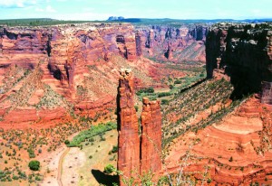 Four Corners_22 The 83,840 acres of Canyon de Chelly in northeastern Arizona preserve artifacts of the early indigenous tribes that lived in the area.