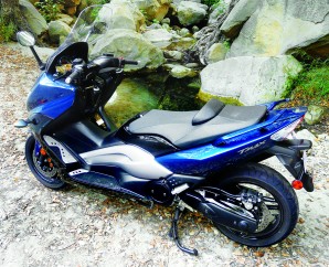 Yamaha’s new TMAX blurs the boundaries between motorcycles and scooters. And the fence posts along the way.