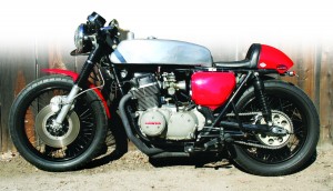 1974 Honda-based Café Racer CB750K.