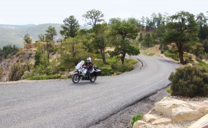 A rider at Boulder Mountain.