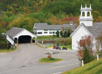A covered bridge in Stark, New Hamphire.