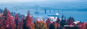 Bridge between Astoria, Oregon, and Chinook, Washington. Bridge between Astoria, Oregon, and Chinook, Washington.