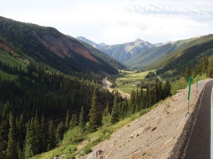 A scene off CO 550 (the San Juan Skyway).
