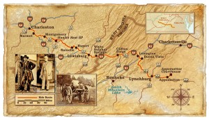 Route map.