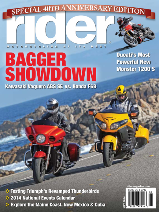 Rider Cover May 2014 Rider Cover May 2014