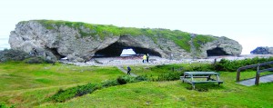 IMG_0226 The Arches in Newfoundland was created by water and wind. Great spot for a rest and a snack.