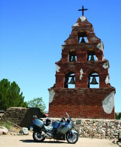 IMG_4290 This decorative faux bell-tower announces the presence of Mission San Miguel, in the town of San Miguel, established in 1797.
