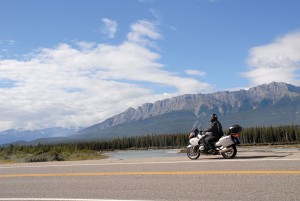 Montana-Motorcycle-Rides-Wisdom-Petersen-06 BMW R1200RT in Canadian Rockies