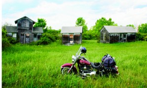 This old tourist court, on the west side of Schoharie Creek, was probably built in the 1930s and abandoned after the New York Thruway opened up in the 1950s.