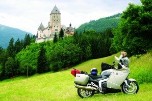 A little country house in the Austrian Alps, this being the medieval Castle Moosham west of Tamsweg.