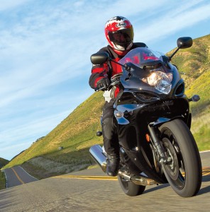 2011 Suzuki GSX1250FA road test on the road 2011 Suzuki GSX1250FA on the road