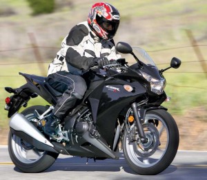 2011 Honda CBR250R action