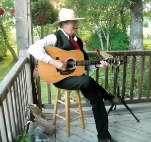 Gene on Guitar at Linn Canyon Ranch