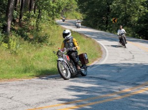 Antique Bike Run in Arkansas