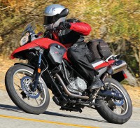 BMW G 650 GS left side action