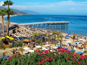 Paradise Cove in Malibu, California