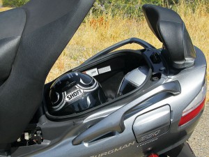 2011 Suzuki Burgman 650 Executive trunk