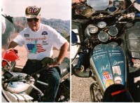 Pat Owens and Triumph T120
