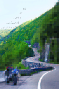 Hawks Nest on Route 97 in New York The Hawk’s Nest area of Route 97 in New York, at Pennsylvania’s eastern edge.