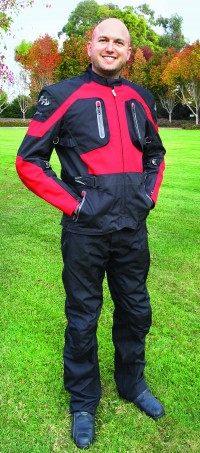 The Joe Rocket Ballistic Jacket and Pants.