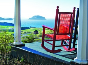 IMG_0785 With 1,890 miles on the clock I spent half the day in this rocker at the wonderful Fisher’s Loft Inn at Port Rexton.
