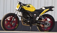 The Honda CBR250R sportbike.