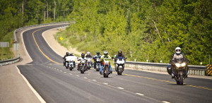 Riding the traffic-free roads and searching for that illusive moose in Ottawa.