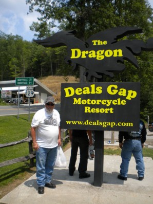 My buddy Bob after he showed me how to tame the Dragon.