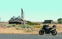 Gigantic grain elevators dwarf the Washington town of Edwall, which still serves as a major railway transfer point for wheat.