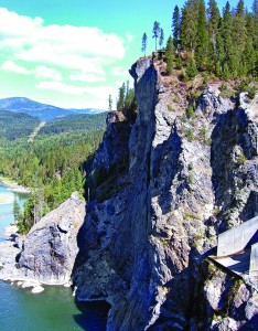 High atop the granite chasm at Washington’s Boundary Dam sits the  Vista House, a short drive from SR 31.