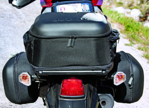 web-SIDE-IMG_8758 Kawasaki Genuine Accessories saddlebags and expandable top case for the KLR.