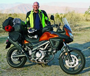 web-IMG_6836 With a Ventura Mistral bag fitted in back, the V-Strom 650 hauled Greg and the giant Redverz tent quite well.