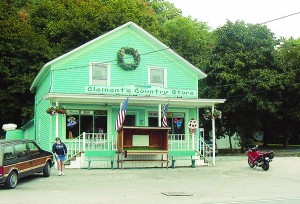 Clement’s Country Store off Route 64. My bike for the day, a 2001 Ducati ST4.