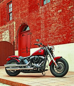 The Slim is trim, with bobbed fenders, a solo saddle and no windscreen, saddlebags or unnecessary adornments.