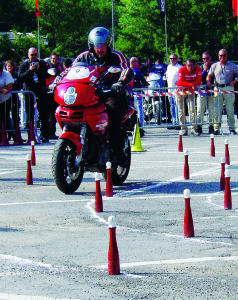 web-DSC01688_017 A portion of the “skills test” held at the end of each day’s riding; this one in Sestriere, Italy.