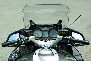Spacious cockpit provides excellent wind protection and easy access to controls and features.