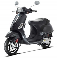 2013 Vespa S 50 Super Sport SE in Satin Black.