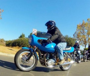 A Rickman Triumph, owned and ridden by Dave Tonkiss, was awarded Best Other Award at the bike show.