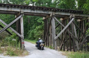 web-IMG_2799 Think local: Tennessee has lots and lots of trees, so it made good sense to build a railroad bridge out of wood.