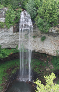 web-IMG_2825 That water is dropping some 250 feet, with the falls being the centerpiece of Fall Creek Falls State Park.