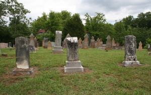 web-IMG_2830 This old burial ground along Calfkiller River is called the France Cemetery, and the burying began in 1858.