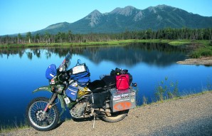 The solitude of a meditative rest stop looking toward the Gates of the Arctic National Park and Preserve.