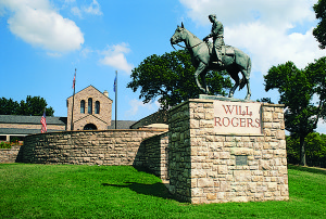 web-OK_12 Oklahoma’s illustrious native son rides forever above his memorial in Claremore.